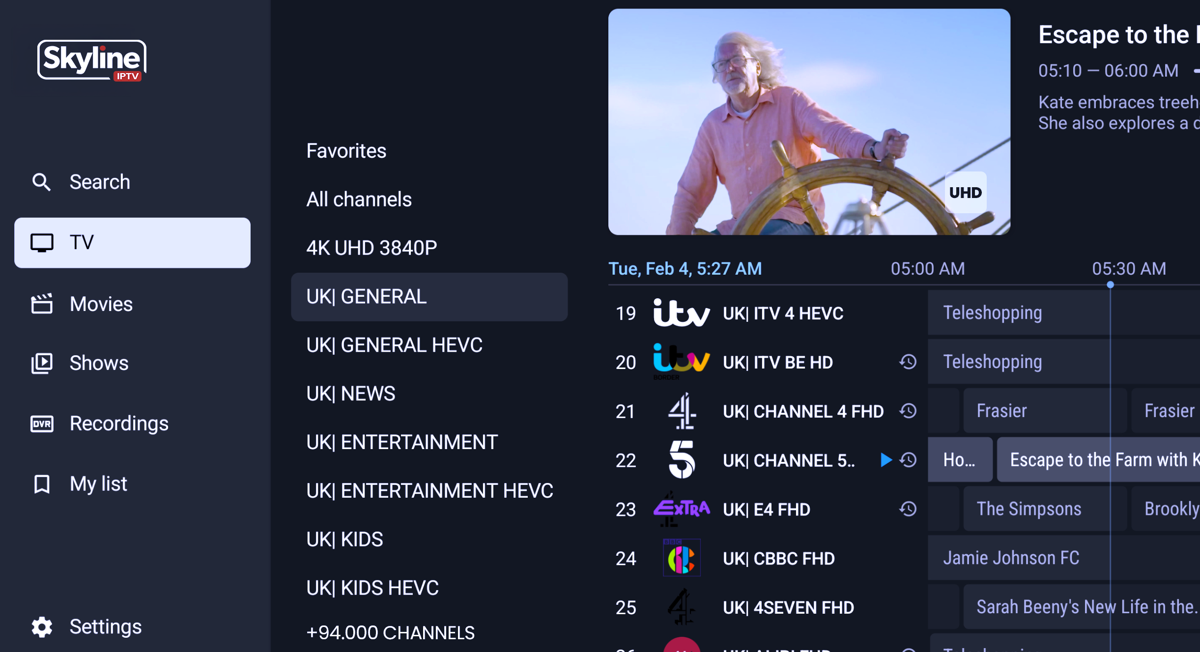 iptv uk